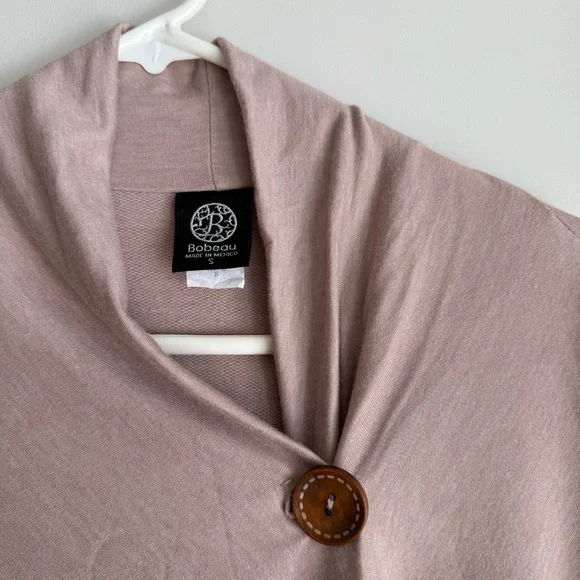 Bobeau Blush Asymmetrical Cardigan - Picture 2 of 4
